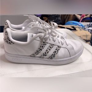 Adidas cheetah print shoes